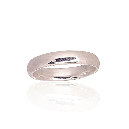 Abielusõrmused,  - Hõbedast abielusõrmus, 16, 2.7 g, Hõbe 925 proov