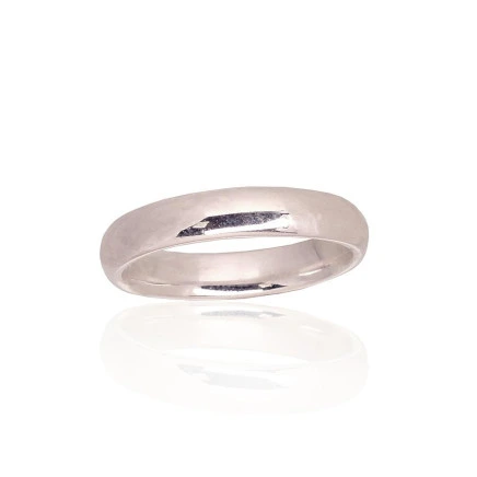 Abielusõrmused,  - Hõbedast abielusõrmus, 16.5, 2.7 g, Hõbe 925 proov