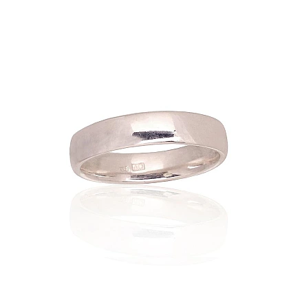 Abielusõrmused,  - Hõbedast abielusõrmus, 15, 2.8 g, Hõbe 925 proov