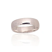 Серебряное обручальное кольцо, 17.5, 3.7 g, Серебро 925 проба
