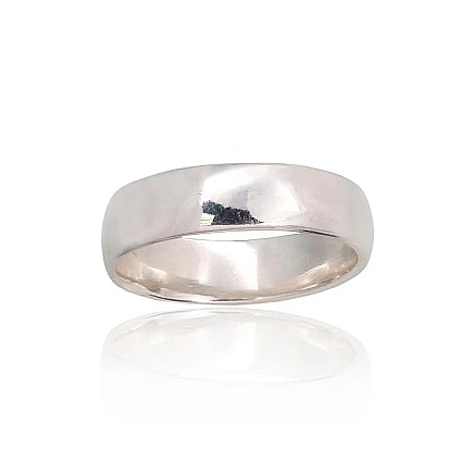 Abielusõrmused,  - Hõbedast abielusõrmus, 19.5, 4.3 g, Hõbe 925 proov