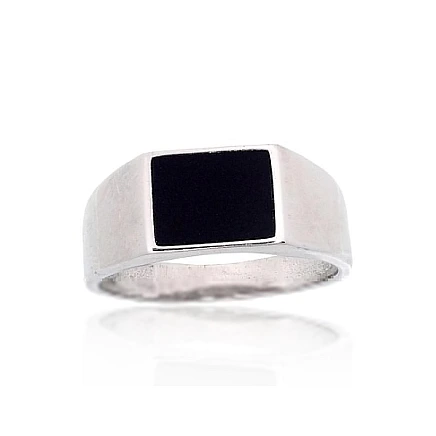 Meestele,  - Hõbesõrmus, 20.5, 5 g, Hõbe 925 proov, roodium (kate), Ooniks