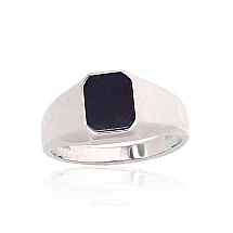 Hõbesõrmus, 22, 5.4 g, Hõbe 925 proov, roodium (kate), Ooniks