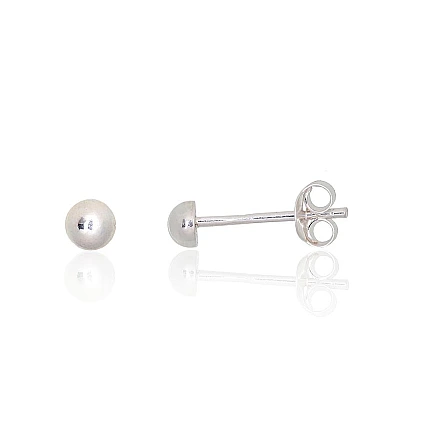 Pussetid,  - Hõbedast naelkõrvarõngad, 0.4 g, Hõbe 925 proov