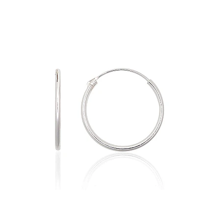 Kõrvarõngas-ringikesed,  - Hõbekõrvarõngad-ringikesed, 0.5 g, Hõbe 925 proov