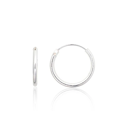 Kõrvarõngas-ringikesed,  - Hõbekõrvarõngad-ringikesed, 0.4 g, Hõbe 925 proov