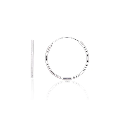 Kõrvarõngas-ringikesed,  - Hõbekõrvarõngad-ringikesed, 0.6 g, Hõbe 925 proov