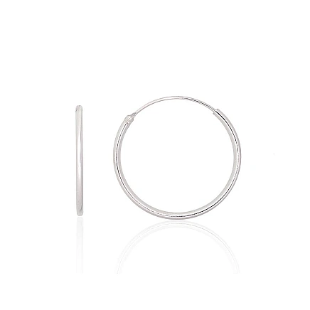 Kõrvarõngas-ringikesed,  - Hõbekõrvarõngad-ringikesed, 0.6 g, Hõbe 925 proov