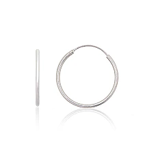 Hõbekõrvarõngad-ringikesed, 1.2 g, Hõbe 925 proov