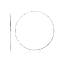 Hõbekõrvarõngad-ringikesed, 2.4 g, Hõbe 925 proov