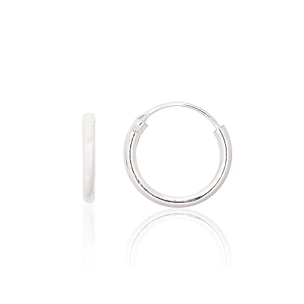 Kõrvarõngas-ringikesed,  - Hõbekõrvarõngad-ringikesed, 0.5 g, Hõbe 925 proov