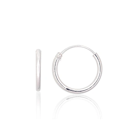 Kõrvarõngas-ringikesed,  - Hõbekõrvarõngad-ringikesed, 0.7 g, Hõbe 925 proov