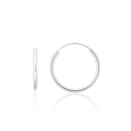 Kõrvarõngas-ringikesed,  - Hõbekõrvarõngad-ringikesed, 0.9 g, Hõbe 925 proov