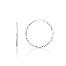 Hõbekõrvarõngad-ringikesed, 1.4 g, Hõbe 925 proov