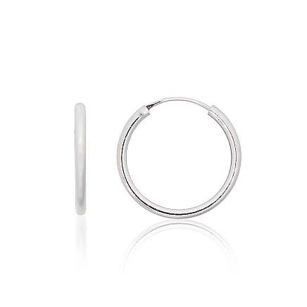 Kõrvarõngas-ringikesed,  - Hõbekõrvarõngad-ringikesed, 1.7 g, Hõbe 925 proov