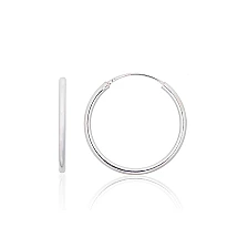 Hõbekõrvarõngad-ringikesed, 2.1 g, Hõbe 925 proov