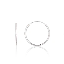 Hõbekõrvarõngad-ringikesed, 0.7 g, Hõbe 925 proov