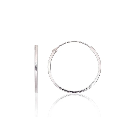 Kõrvarõngas-ringikesed,  - Hõbekõrvarõngad-ringikesed, 0.8 g, Hõbe 925 proov