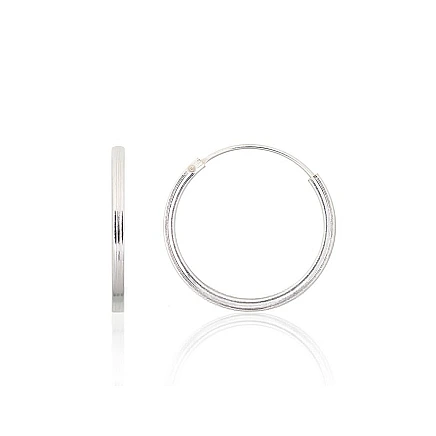 Kõrvarõngas-ringikesed,  - Hõbekõrvarõngad-ringikesed, 1.2 g, Hõbe 925 proov