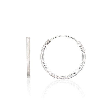 Kõrvarõngas-ringikesed,  - Hõbekõrvarõngad-ringikesed, 1.2 g, Hõbe 925 proov