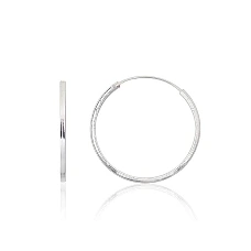 Hõbekõrvarõngad-ringikesed, 1.7 g, Hõbe 925 proov