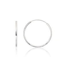 Hõbekõrvarõngad-ringikesed, 1.8 g, Hõbe 925 proov