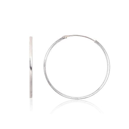 Kõrvarõngas-ringikesed,  - Hõbekõrvarõngad-ringikesed, 2.5 g, Hõbe 925 proov