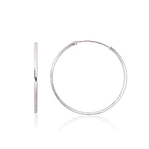 Hõbekõrvarõngad-ringikesed, 2.6 g, Hõbe 925 proov