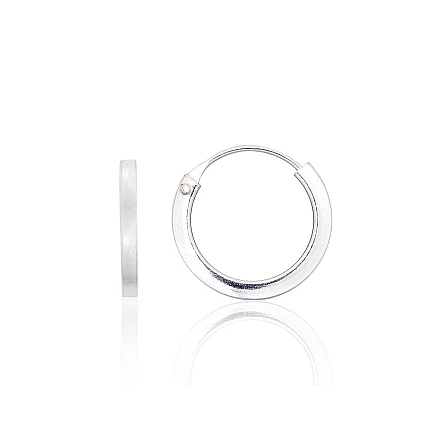 Kõrvarõngas-ringikesed,  - Hõbekõrvarõngad-ringikesed, 1.2 g, Hõbe 925 proov