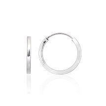 Hõbekõrvarõngad-ringikesed, 1.9 g, Hõbe 925 proov