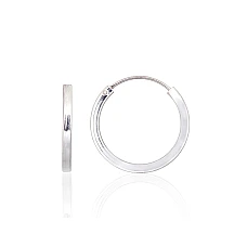 Hõbekõrvarõngad-ringikesed, 1.9 g, Hõbe 925 proov