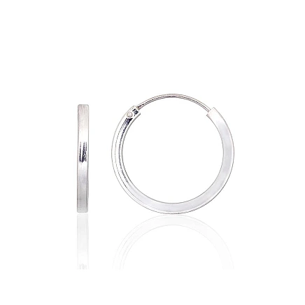 Kõrvarõngas-ringikesed,  - Hõbekõrvarõngad-ringikesed, 1.9 g, Hõbe 925 proov