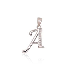 Hõberipats, 1.7 g, Hõbe 925 proov, roodium (kate), Tsirkonid