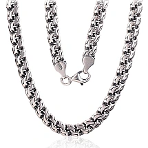 Hõbekett Bismark 6 mm, 55, 39.8 g, Hõbe 925 proov, oksüüd (kate)