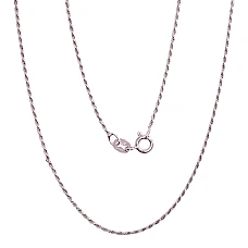 Серебряная цепочка Канатное 1,1 мм, 40, 2.1 g, Серебро 925 проба