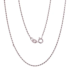Серебряная цепочка Канатное 1,1 мм, 50, 2.6 g, Серебро 925 проба