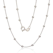Серебряная цепочка Бусинки 1-3 мм, 50, 4.7 g, Серебро 925 проба
