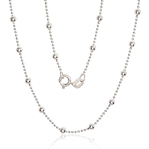 Серебряная цепочка Бусинки 1-3 мм, 50, 4.8 g, Серебро 925 проба
