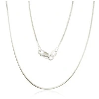 Серебряная цепочка Змейка 1.1 мм, 47, 5.2 g, Серебро 925 проба