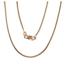 Hõbekett Snake 1,5 mm, 40, 3.6 g, Hõbe 925 proov, punane kuld (kate)