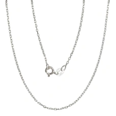 Hõbekett Anchor 1 mm , kantide teemanttöötlus, 40, 1.8 g, Hõbe 925 proov