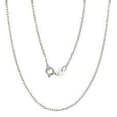 Hõbekett Anchor 1 mm , kantide teemanttöötlus, 50, 2.1 g, Hõbe 925 proov