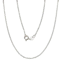 Hõbekett Anchor 1 mm , kantide teemanttöötlus, 55, 2.3 g, Hõbe 925 proov