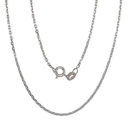 Ketid,  - Hõbekett Anchor 1.2 mm , kantide teemanttöötlus, 45, 2.8 g, Hõbe 925 proov, roodium (kate)