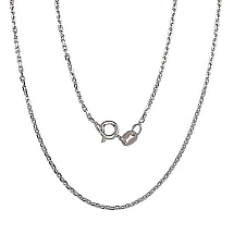 Hõbekett Anchor 1.2 mm , kantide teemanttöötlus, 55, 3.4 g, Hõbe 925 proov, roodium (kate)