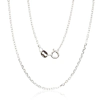 Серебряная цепочка Якорное 1.2 мм , алмазная обработка граней, 55, 3.4 g, Серебро 925 проба