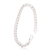 Серебряная цепочка Картье 7 мм, 21, 22.2 g, Серебро 925 проба
