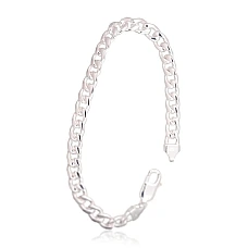 Серебряная цепочка Картье 7 мм, 22, 23.4 g, Серебро 925 проба