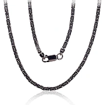 Hõbekett Bizantine 2.5 mm, 45, 16.7 g, Hõbe 925 proov, roodium (kate)
