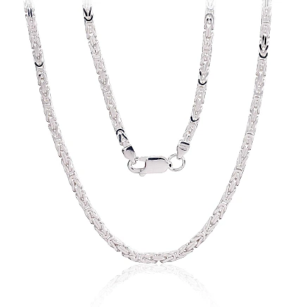 Meestele,  - Hõbekett Bizantine 2.5 mm, 50, 17.5 g, Hõbe 925 proov